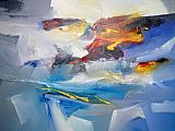 2010 Canvas Paintings - Sea Dream in Blue II
